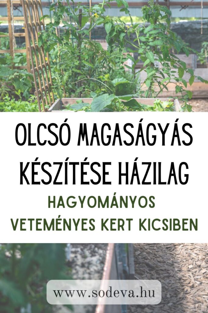 Olcsó magaságyás ötletek házilag, hagyományos veteményes kert